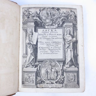 Item #069149 Biblia Sacra Vulgata Editionis Sixti V. Pont. Max. Iussu recognita Et Clementis VIII...