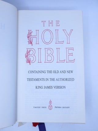 The Holy Bible Containing the Old and New Testaments in the Authorized King James Version