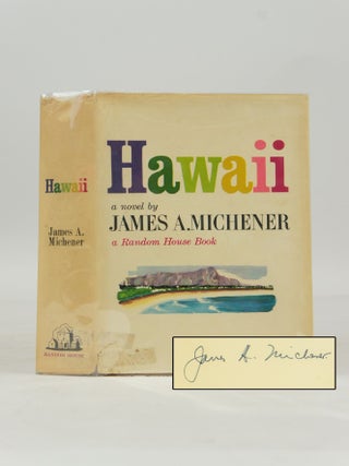 Item #069490 Hawaii (INSCRIBED, FIRST PRINTING). James A. Michener