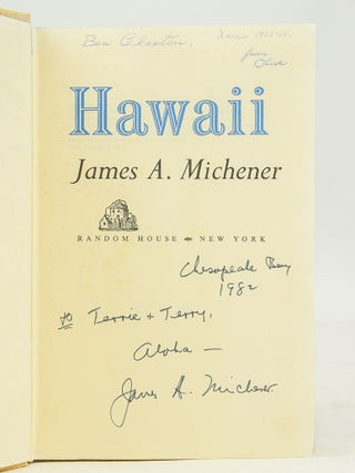 Hawaii (INSCRIBED, FIRST PRINTING)