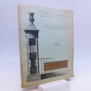 Item #069840 The Furniture Industry: A Locational Analysis with Application to the South Carolina...