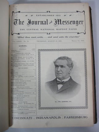 The Journal and Messenger: The Central National Baptist Paper (August - December, 1903)