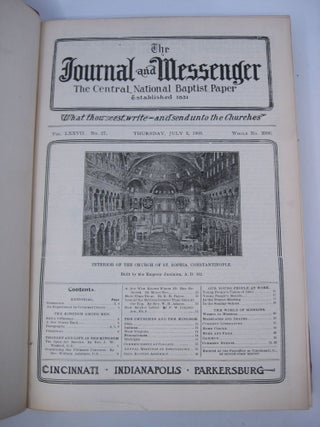 The Journal and Messenger: The Central National Baptist Paper (July-December, 1908)