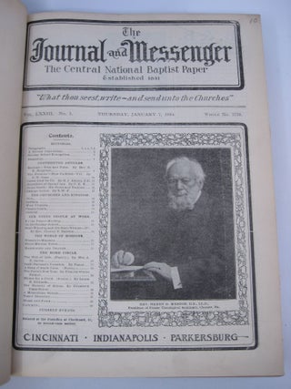 The Journal and Messenger: The Central National Baptist Paper (Vol. 73, January-June, 1904