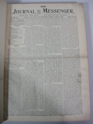 The Journal and Messenger: The Central National Baptist Paper (Vol. 71, January-December, 1902)