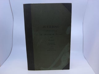 Journal of His Majesty's Council For South Carolina: May 29, 1721-June 10, 1721 (FACSIMILE)