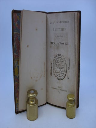 Item #071384 Eccentric & Humorous Letters Of Eminent Men And Women (FIRST EDITION). Joseph Taylor