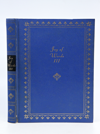 Item #071691 Joy of Words III. Thomas C. Jones