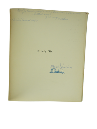 Ninety Six, Landmarks of South Carolina's Last Frontier Region (Signed)