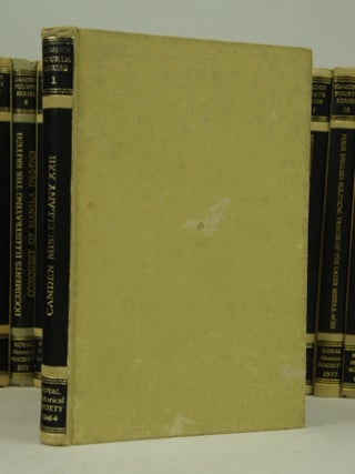 Camden Miscellany Fourth Series Volumes 1-25