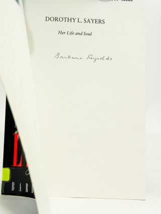 Dorothy L. Sayers Her Life and Soul (signed by author)