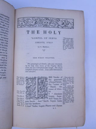 The New Testament of Our Lord and Saviour Jesus Christ. A Fac-Similie Reprint of The Celebrated Genevan Testament, M. D. LVII. With the Marginal Annotations and References, the Initial and Other Wood Cuts, Prefaces and Index.
