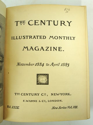 The Century Illustrated Monthly Magazine: November 1884 to April 1885, Volume 24, New Series Vo. 7