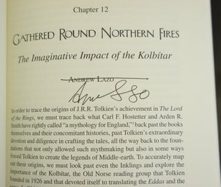 Tolkien and the Invention of Myth (Signed by Andrew Lazo)