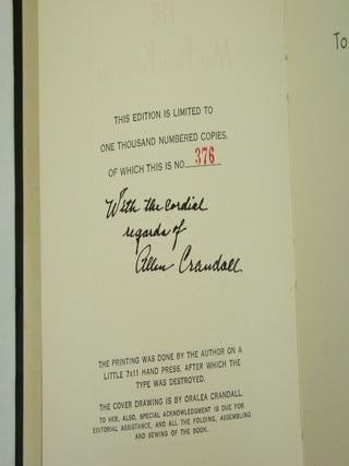 The Man From Kinsman (signed and numbered)