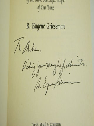The Achievement Factors - Candid Interviews With Some of the Most Successful People of Our Time (FIRST EDITION, 2ND PRINTING - SIGNED/INSCRIBED BY AUTHOR)
