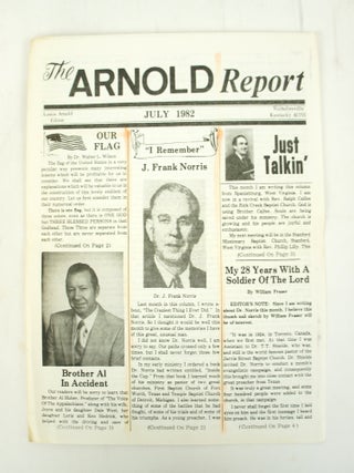 Item #073450 The Arnold Report (July 1982). Louis Arnold