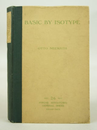 Item #073924 Basic by Isotype (First Edition). Otto Neurath