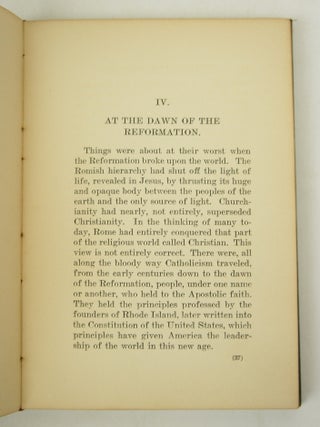 Baptists and Their Business (Rare. First Edition.)
