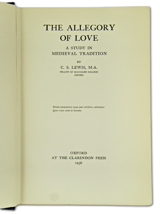 Allegory of Love (First Edition)