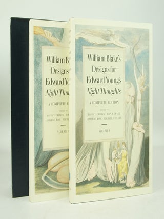 Item #074698 William Blake's Designs for Edward Young's Night Thoughts, A Complete Edition (Two...