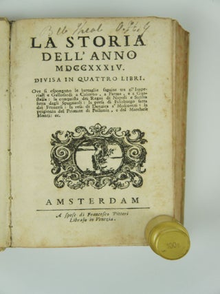 La Storia Dell' Anno MDCCXXXIV, Divisa In Quattro Libri