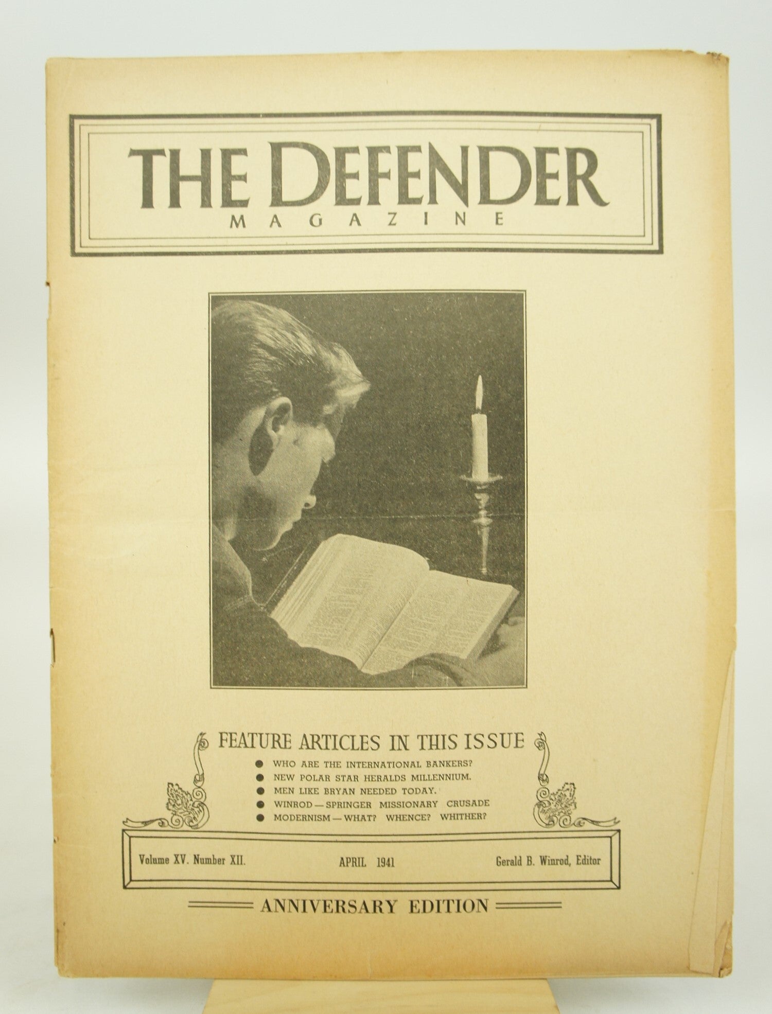 The Defender Magazine Volume XV, Number XII.; April, 1941. Rare ...