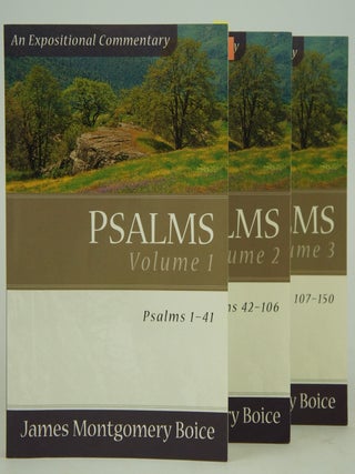 Item #075167 Psalms--An Expositional Commentary (3 Volume Set). James Montgomery Boice
