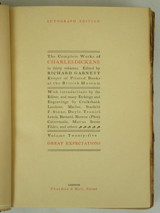 Great Expectations: from The Complete Works of Charles Dickens in thirty volumes; (Volume 25)