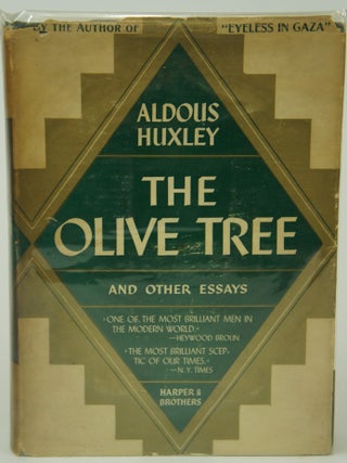 Item #075564 The Olive Tree. Aldous Huxley