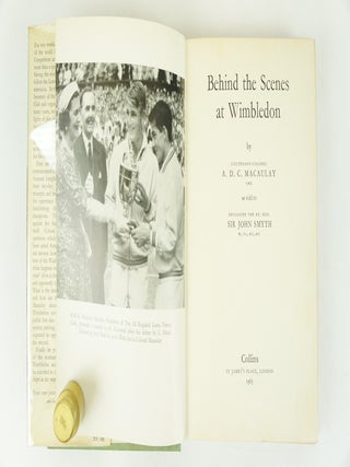 Behind the Scenes at Wimbledon (Inscribed by Author)