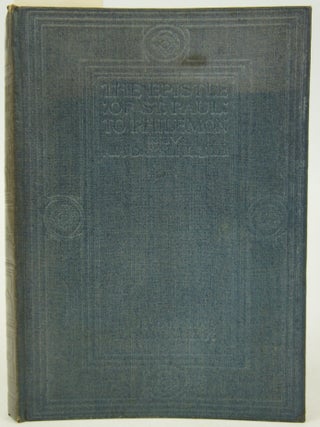 Item #076830 The Epistle of St. Paul to Philemon. D. D Rev. A. H. Drysdale