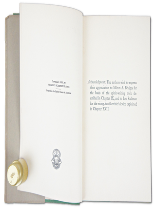 Magic in the Making: A First Book of Conjuring (Inscribed. First Edition.)