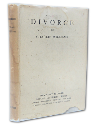 Item #077693 Divorce (First Edition. Likely Colin Hardie's Copy.). Charles Williams