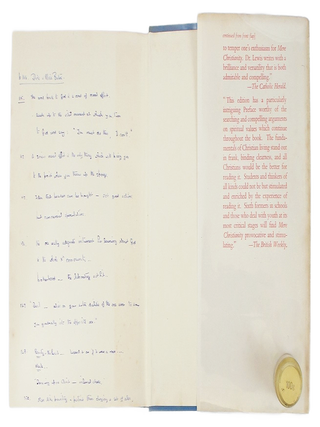 Mere Christianity (first edition)
