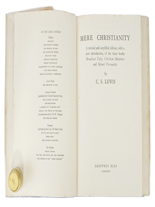 Mere Christianity (first edition)