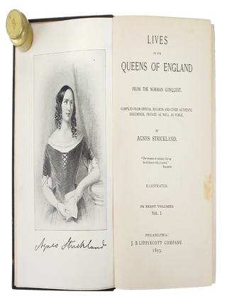 Lives of the Queens of England from the Norman Conquest. Compiled from Official Records and Other Authentic Documents, Private as Well as Public. (8 Volume Complete Set)