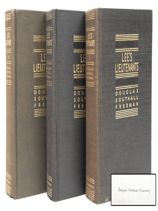 Item #078470 Lee's Lieutenants: A Study in Command (Signed. First Edition. Three Volume...