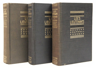 Lee's Lieutenants: A Study in Command (Signed. First Edition. Three Volume Complete Set.)