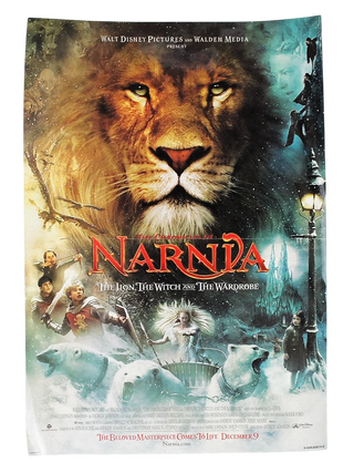 Item #078634 Broadside poster for the movie The Chronicles of Narnia; The Lion, The Witch and the...