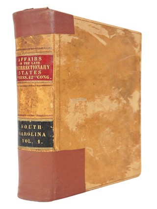 Item #079086 Testimony Taken by the Joint Select Committee to Inquire into the Condition of...