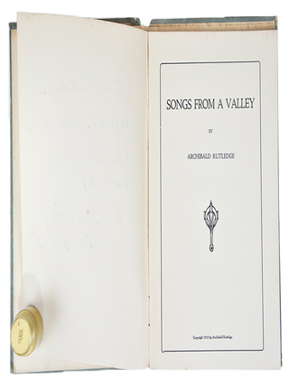 Songs from a Valley (First Edition)