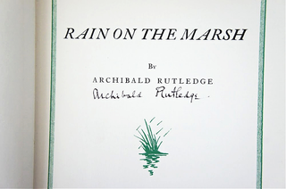 Rain on the Marsh (Signed First Edition)