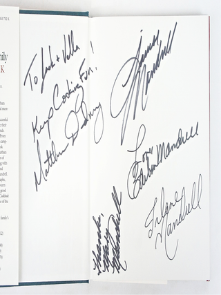 The Mandrell Family Cookbook (Signed by All 5 Authors with Certificate of Authenticity and Ephemera)