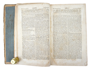 The Holy Bible, Containing the Old and New Testaments: The Text Printed from the Most Correct Copies of The Present Authorized Translation, Including the Marginal Readings and Parallel Texts. With A commentary and Critical Notes. Designed as a Help to A Better Understanding of the Sacred Writings. (Four Volumes of Six)(Likely Second American Edition. Volume I is a Stated First American Royal Octavo Edition.)