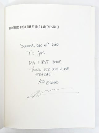Ari Marcopoulos: Portraits From The Studio And The Street (Signed)