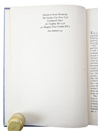 Mere Christianity (First Edition)