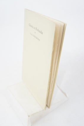 Gloria in Profundis (Rare)