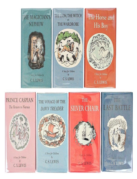 Item #079989 The Chronicles of Narnia (7 Volumes Complete)(First American Edition). C. S. Lewis.