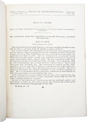 House Reports Volume 4, 54th Congress 1st Session (No. 843-1136 Inclusive)